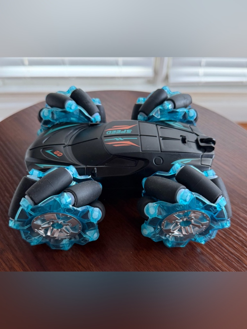 Black and Blue Remote Stunt Vehicle - Versatile Drift RC Car